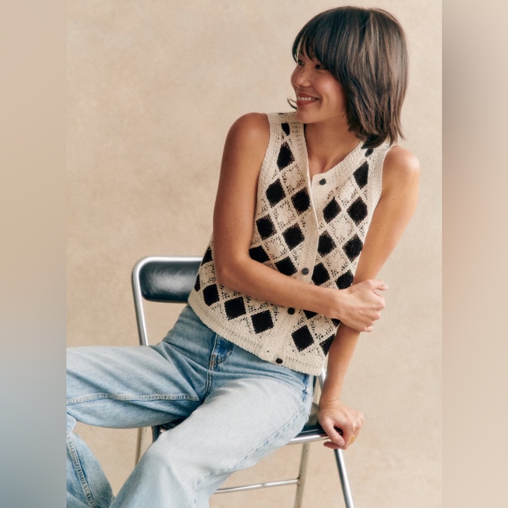 sezane ron top